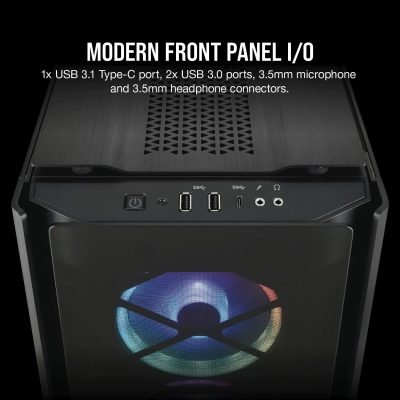 Corsair CC-9011139-WW 500D Obsidian Series 500D RGB SE Premium Mid-Tower Case with 1 yr warranty
