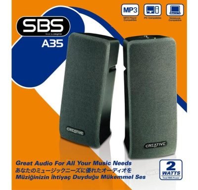 Creative SPEAKER SBS A35(Desktop Speaker) with 1 yr warranty