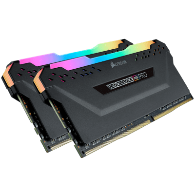 corsair 16GB (2*8GB) DDR4 Dram Venegance® RGB 3200 MHz(Black) ram with 1 yr warranty