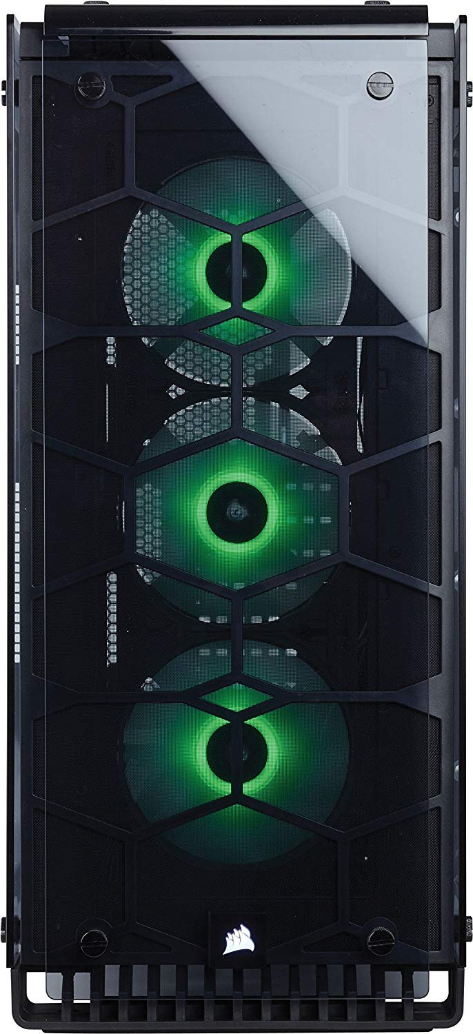 Corsair 12 CC-9011098-WW 570X RGB Crystal Series™ 570X RGB ATX Mid-Tower Case with 1 yr warranty