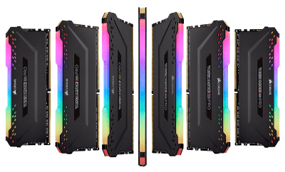 corsair 16GB (2*8GB) DDR4 Dram Venegance® RGB 3200 MHz(Black)