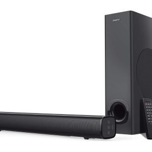 Creative Stage 2.1 High Performance Under-monitor Soundbar with Subwoofer for TV, Computers, and Ultrawide Monitors (Bluetooth, 160 Watt Peak)