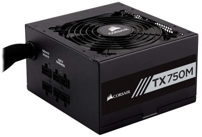 Corsair CP-9020131-UK TX750M 750 Watt 80 Plus® Gold Certified PSU (The CORSAIR TX-M Series™ power supplies provide industrial  with 1 yr warranty