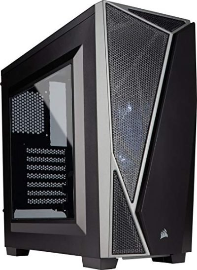 Corsair CC-9011109-WW SPEC-04 Carbide Series™ SPEC-04 Mid-Tower Gaming Case — Black/Grey with 1yr warranty