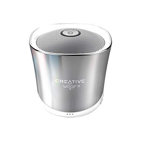 Creative  WOOF3 BLUETOOTH SPEAKER (Supports Micro sd,USB and Aux in) upto 6 hrs battery backup