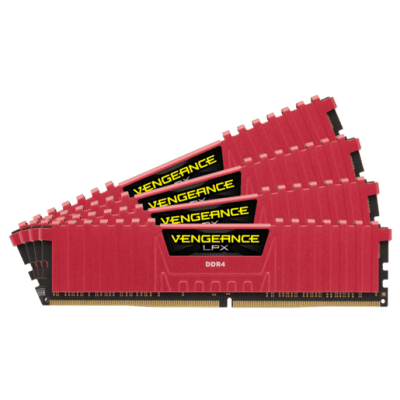 16 GB DDR4 Dram Venegance® LPX 2400 MHz (RED) RAM with 1 yr warranty