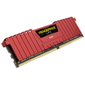 16 GB DDR4 Dram Venegance® LPX 2400 MHz (RED) RAM with 1 yr warranty