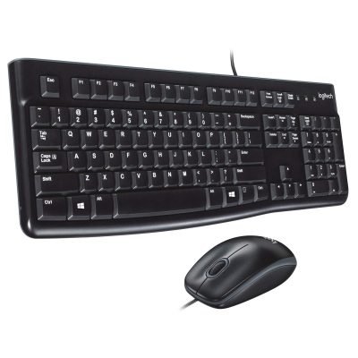 Logitech® KEYBOARD MK120 Wired USB Combo