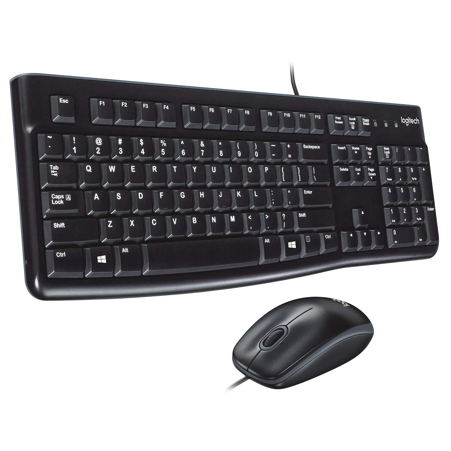 Logitech® KEYBOARD MK120 Wired USB Combo
