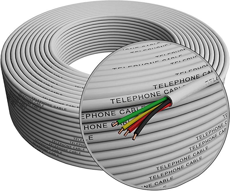 The xLab XUC-3050 CAT3 Telephone Cable is durable and ensures clear voice communication. Easy to install with RJ11 connectors, it's perfect for phones, fax machines, and modems.