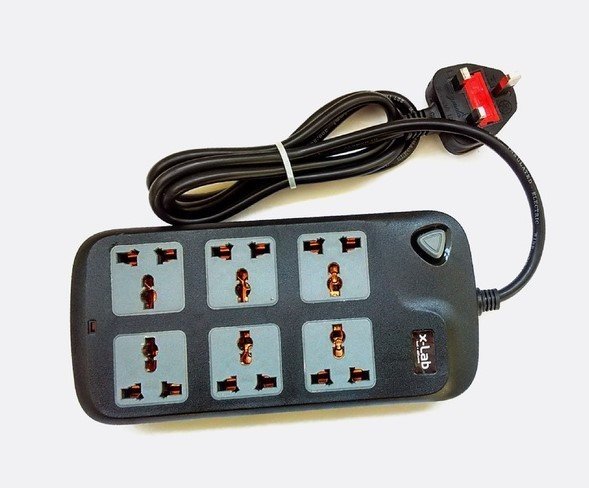 Xlab 6 Socket Power Extension Cable Xec-610n