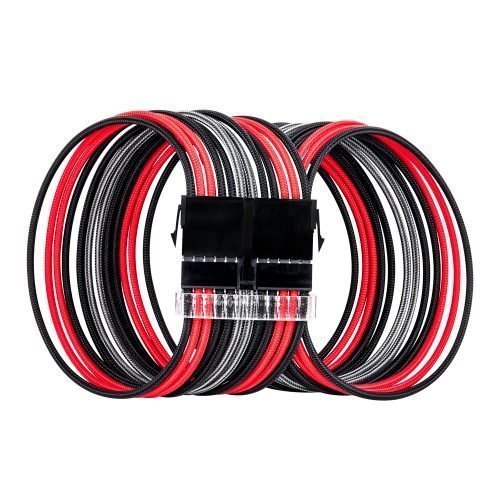1stplayer Mod Sleeve Extension Psu Cable Kit With Combs, Gun Color