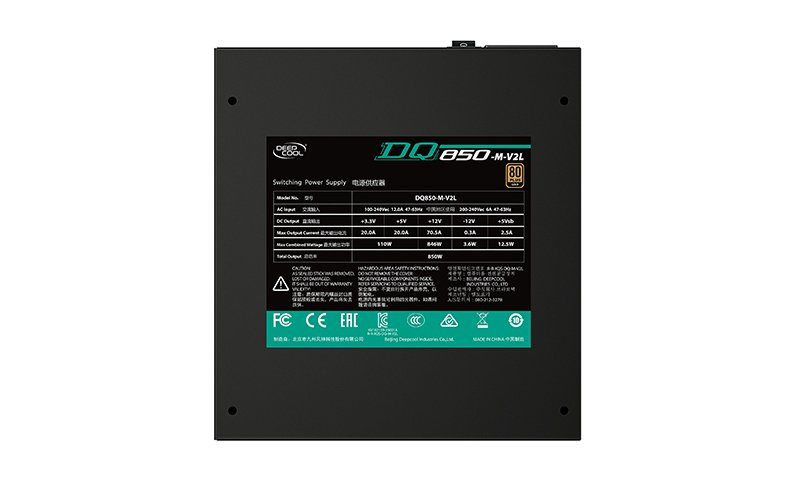Deepcool 850w 80 Plus Gold Certified Fully Modular Power Supply