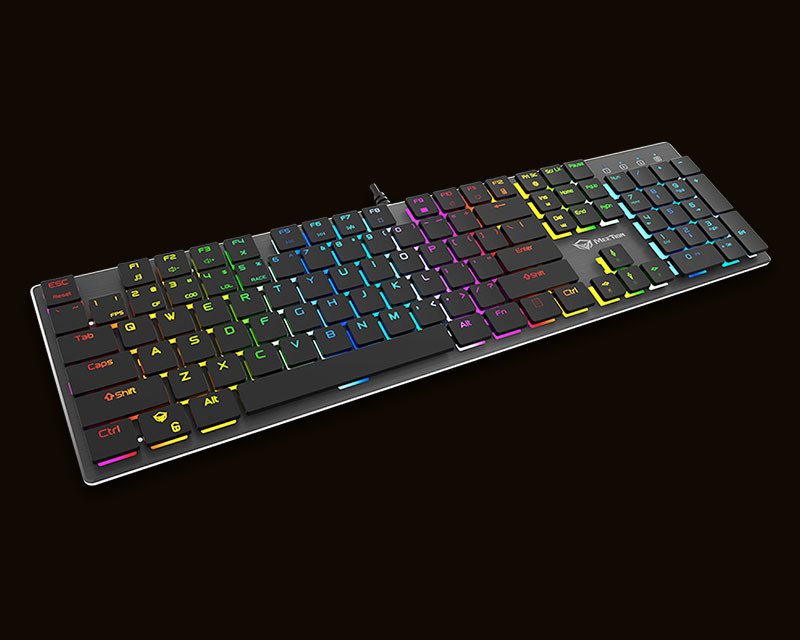 Meetion Ultra-thin Mechanical Keyboard Mk80 With 1yr Warranty