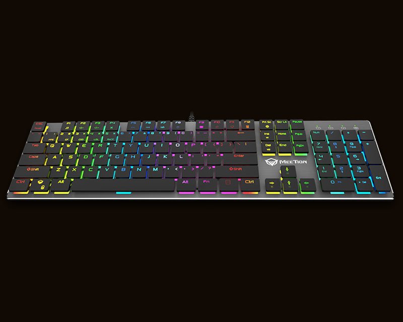Meetion Ultra-thin Mechanical Keyboard Mk80 With 1yr Warranty