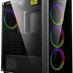 Gamemax Dark Range With Tempered Glass Side & Argb Fan/1fan Included