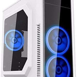 Gamemax G561 Frgb Black Atx Mid Tower Gaming Case, Included 3 Frgb Fan