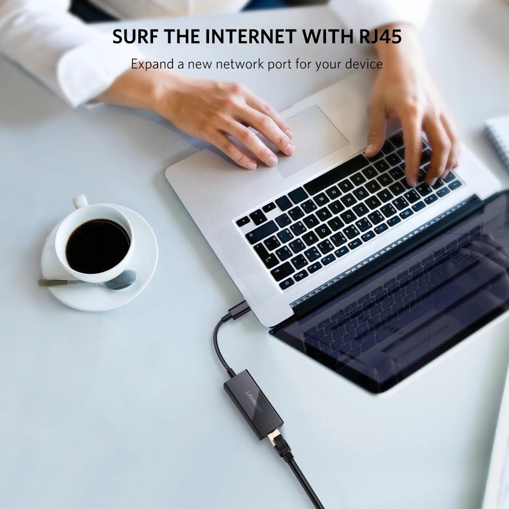 Ugreen Usb-c 3.1 Gen1 Male To Gigabit Ethernet Type C To Lan 50307