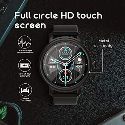 Mibro Air Round Smart Watch 25days Standby Battery Life -1yr Wrnty.