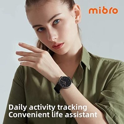 Mibro Air Round Smart Watch 25days Standby Battery Life -1yr Wrnty.