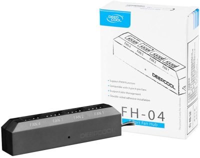 Deepcool Fan Hub Control 4pwm Fan Speed Supports Fan With 3pin/4pin