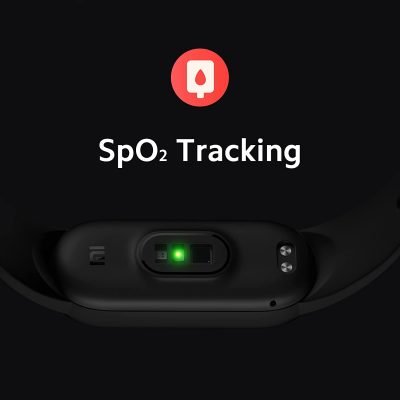 Xiaomi Mi Smart Band 6, 50% Larger 1.56" Amoled Screen, Spo2 Tracking