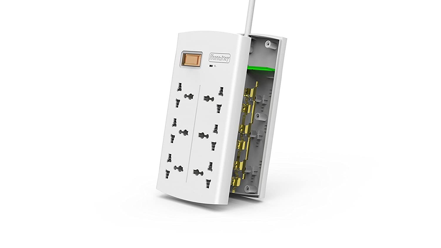 Huntkey Power Strip Szm-601 2m Power Extension Cords With 6 Socket