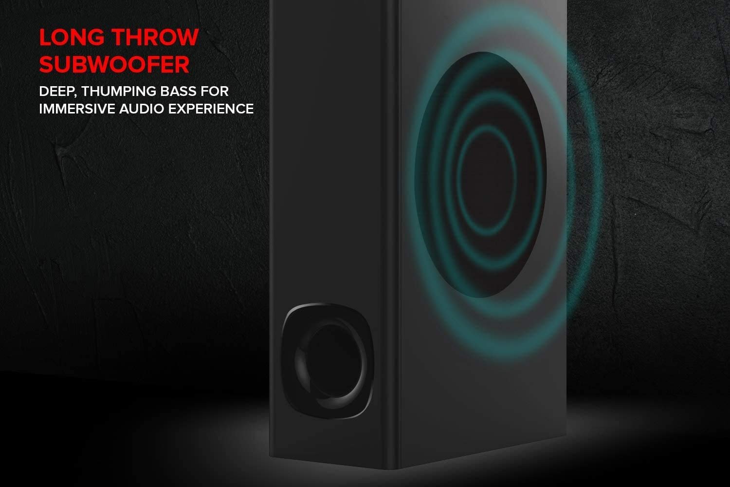 Creative Stage (2.1 High Performance Under-monitor Soundbar+subwoofer