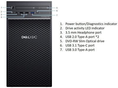 Dell Power Edge T40 Server 1tb*1 Hdd