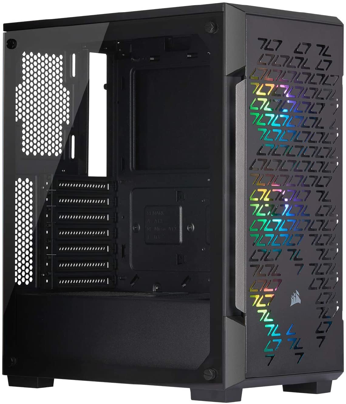 Corsair Icue 220t Rgb Airflow Mid-tower Smart Case/casing Black