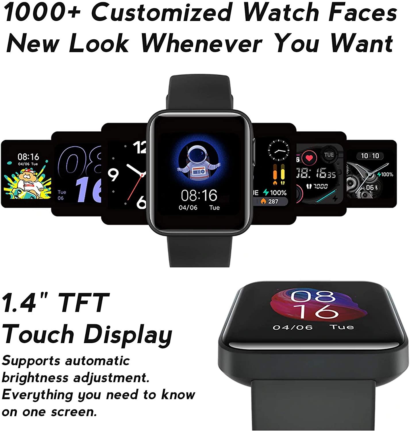 Mi Watch Lite Smart Watch With Heart Beat Monitoring Long Battery Lif