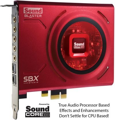 Sound Blaster Z Pcie Gaming Sound Card With High Performance Amp/beam
