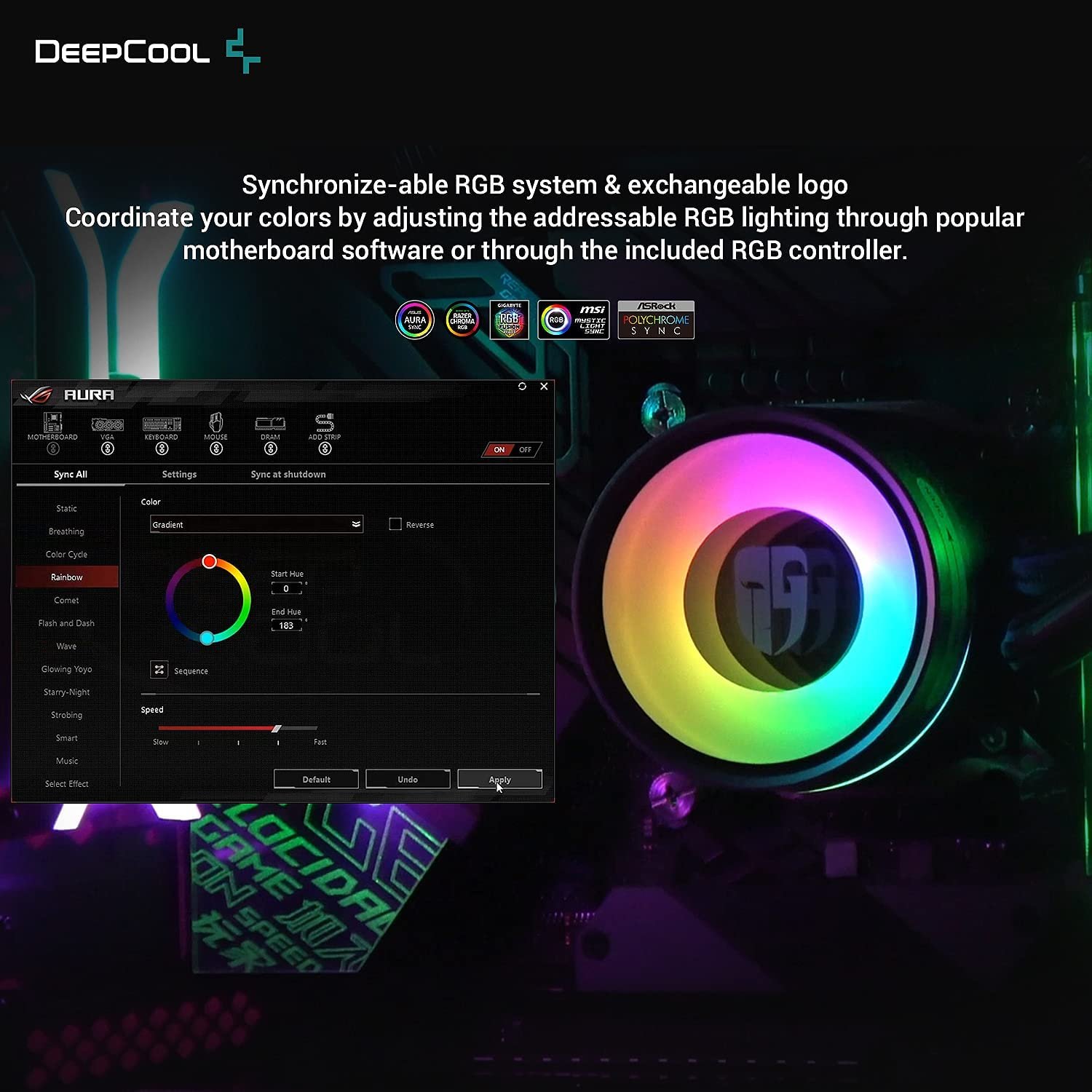 Deepcool Castle 360ex, Addressable Rgb Aio Liquid Cpu Cooler