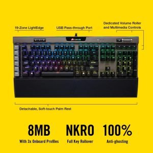 K95 Rgb Platinum Mechanical Gaming Keyboard Cherry Mx Speed Gunmetal