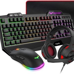 Havit Kb501cm 4ni1 Gaming Keyboard Mouse Headhphone And M. Pad Combo