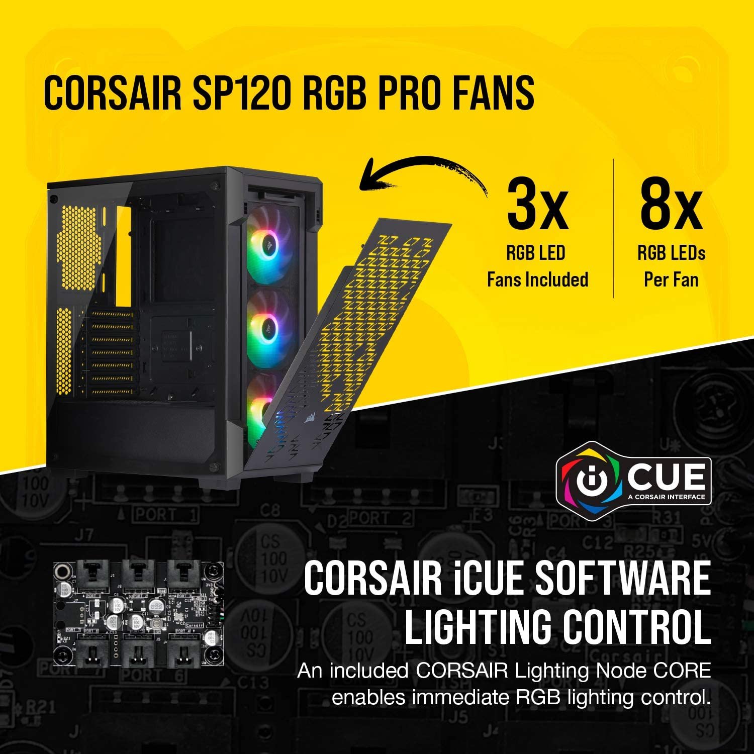 Corsair Icue 220t Rgb Airflow Mid-tower Smart Case/casing Black