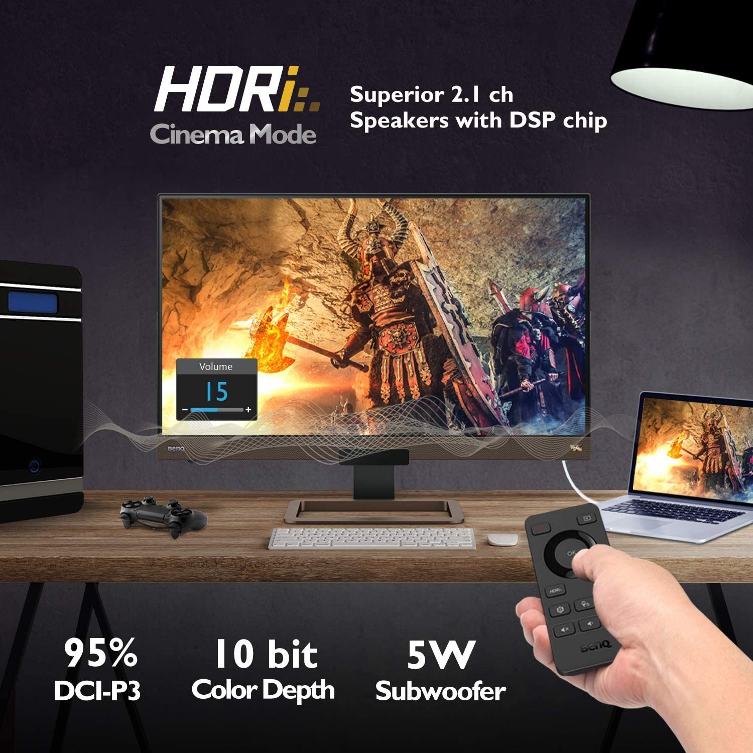 Benq Ex2780q 27"144hz, Ips 2k,hdri Qhd Freesync Usb C /type C Monitor