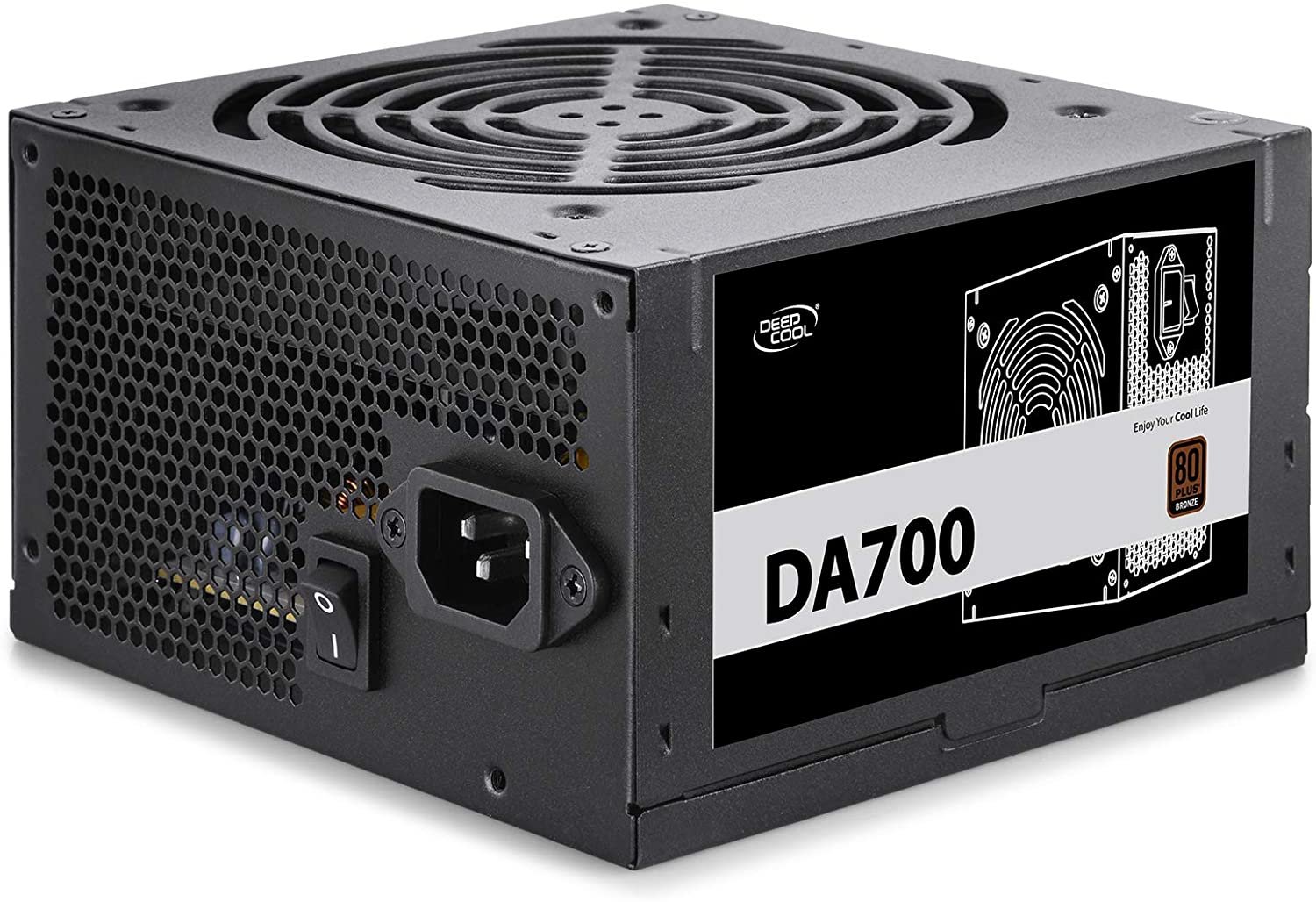 Deepcool Da700 80 Plus Bronze Certified 700w Power Supply 1yr Wrnty.