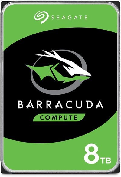 Seagate BarraCuda 8TB Internal Hard Drive HDD – 3.5 Inch Sata 6 Gb/s 5400 RPM 256MB Cache for Computer Desktop PC ST8000DM004