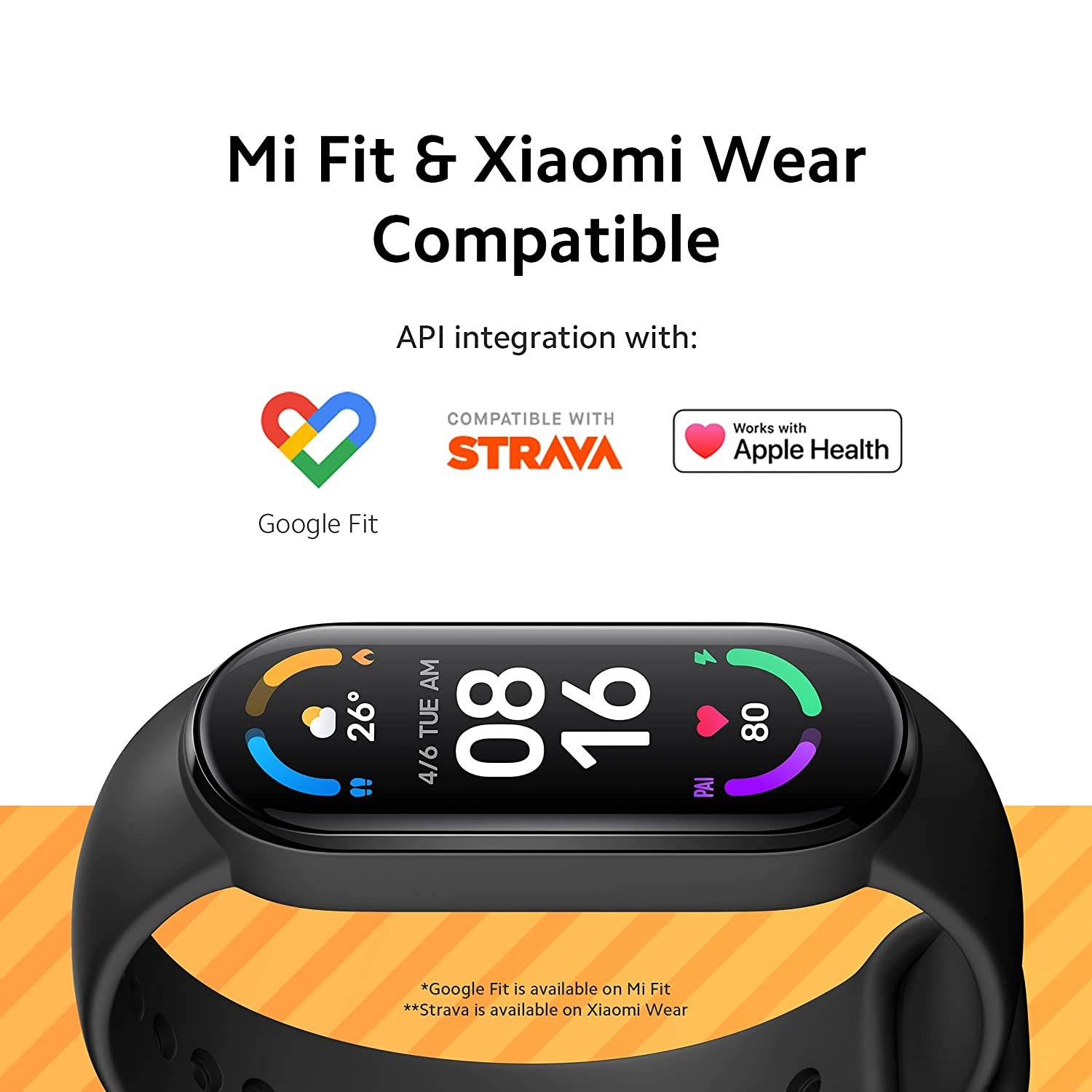 Xiaomi Mi Smart Band 6, 50% Larger 1.56" Amoled Screen, Spo2 Tracking