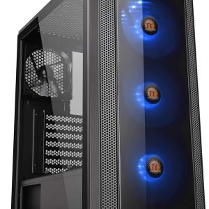 Thermaltake Versa J25 Tempered Glass Rgb Gaming Case Ca-1l8-00m1wn-01