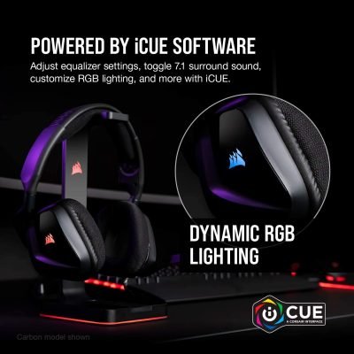 Corsair Void Rgb Carbon Void Elite Usb Premium Gaming Headset 7.1