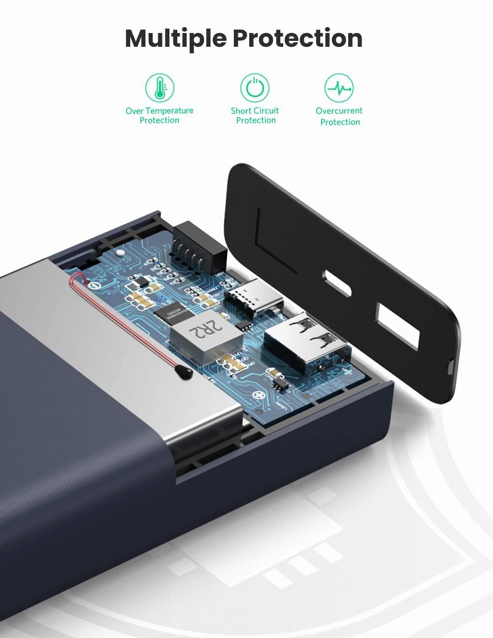 Ugreen 20000mah Quick Charging Power Bankdigital Display-70511