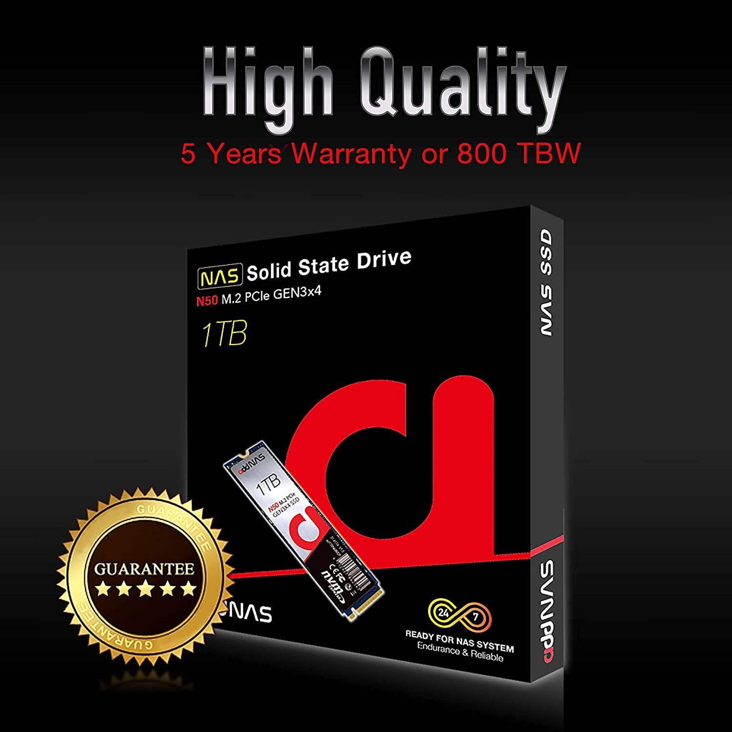 Addlink 2tb Nas M.2 2280 Pcie Gen3x4 Nvme Ssd ( Up To R:3500 , W:3000)
