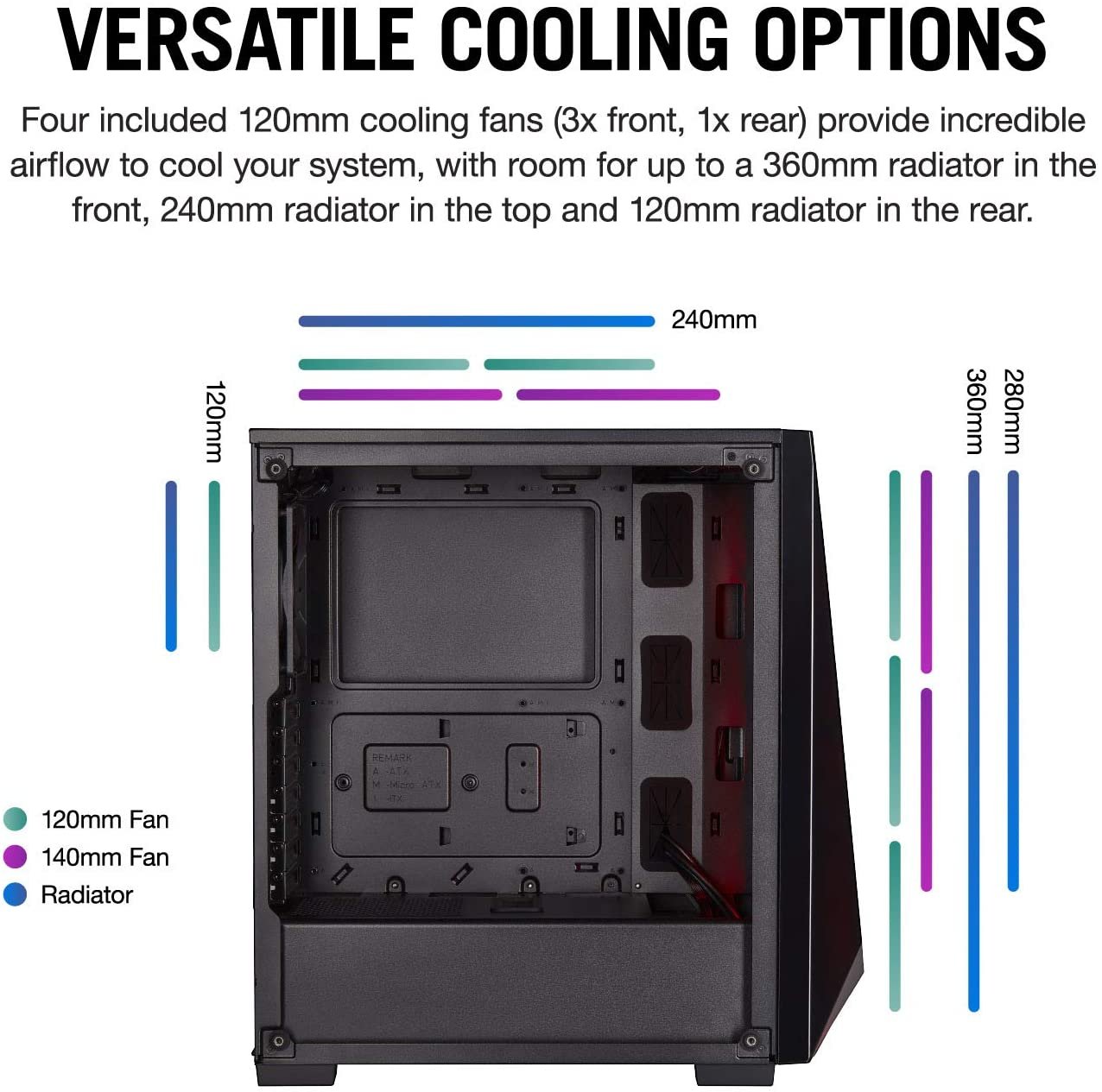 Corsair Carbide Series Spec-delta Rgb Mid-tower Atx Gaming Case/casing