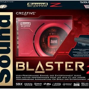 Sound Blaster Z Pcie Gaming Sound Card With High Performance Amp/beam