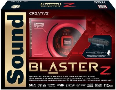 Sound Blaster Z Pcie Gaming Sound Card With High Performance Amp/beam