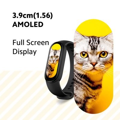 Xiaomi Mi Smart Band 6, 50% Larger 1.56" Amoled Screen, Spo2 Tracking