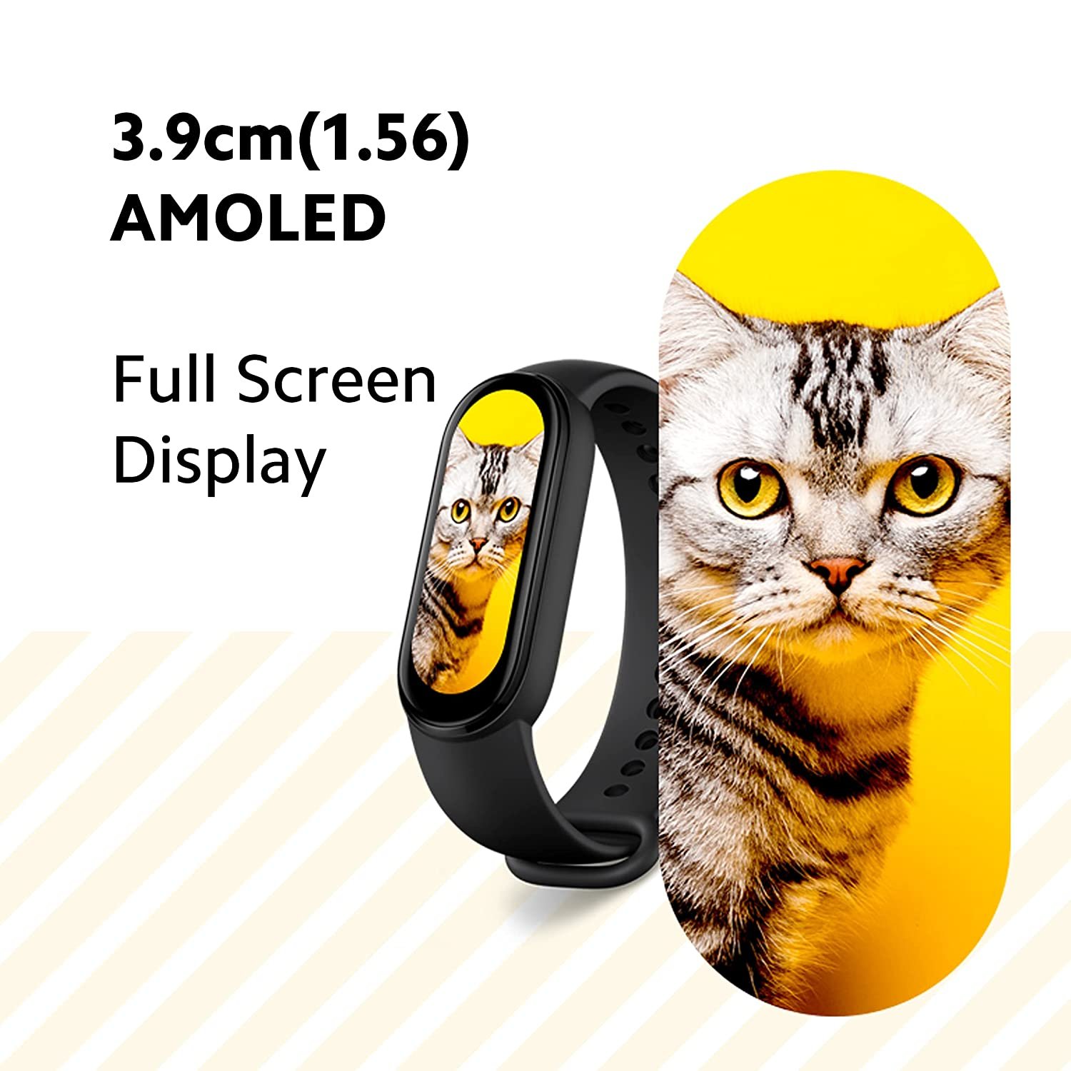 Xiaomi Mi Smart Band 6, 50% Larger 1.56" Amoled Screen, Spo2 Tracking