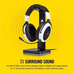 Corsair Gaming St100 Rgb Premium Headset Stand, Ca-9011167-eu 1yr Wrty